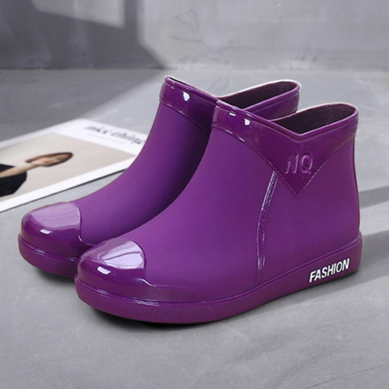 Bottines femme pluie caoutchouc antidérapantes -Ciana