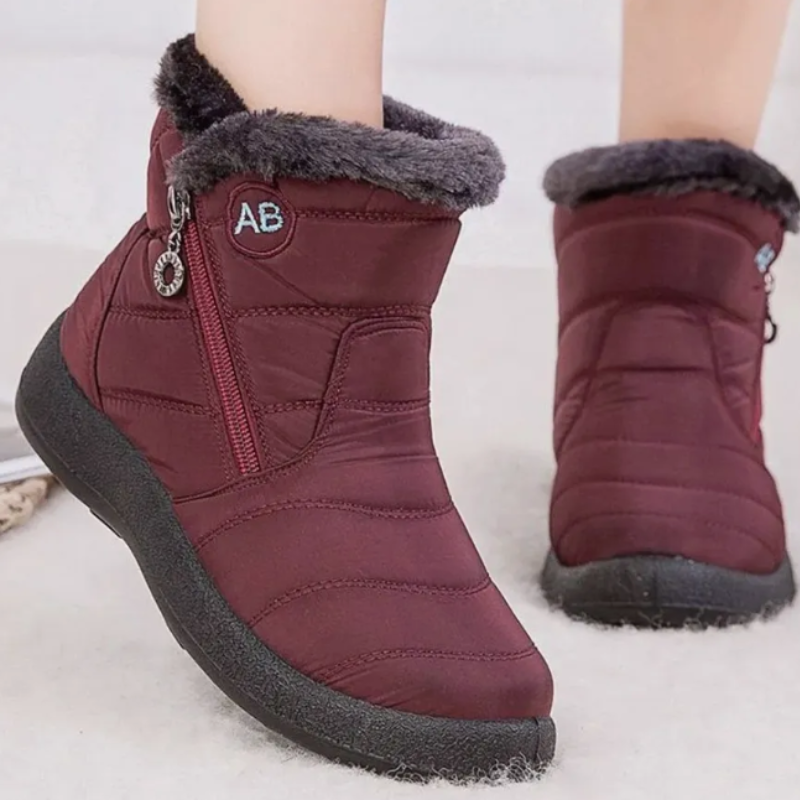 Bottines fourrées femme chaleur hivernal-élise