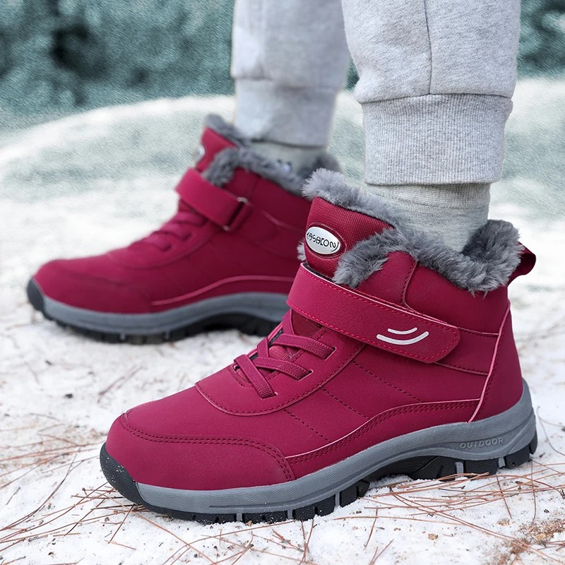 Bottines femme neige respirabilité chaude-Lia