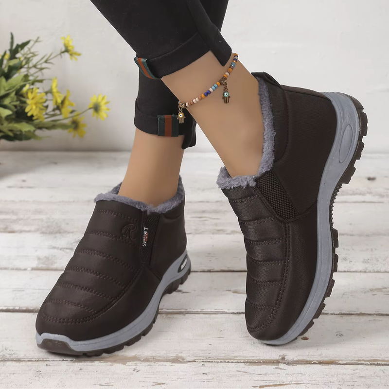 Bottines fourrées femme chaudes -Camille