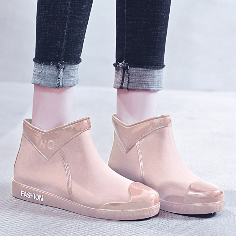 Bottines femme pluie caoutchouc antidérapantes -Ciana