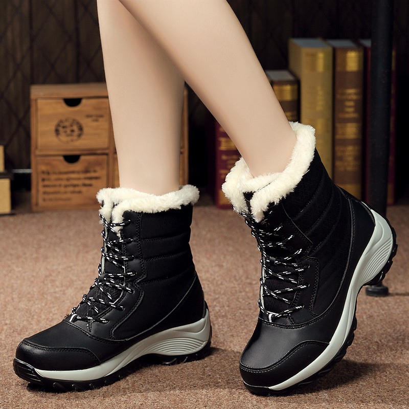 Bottines femme neige légères plate-forme - Sara