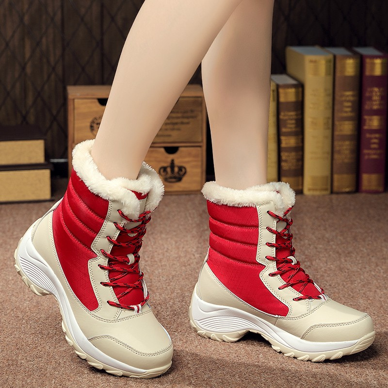 Bottines femme neige légères plate-forme - Sara
