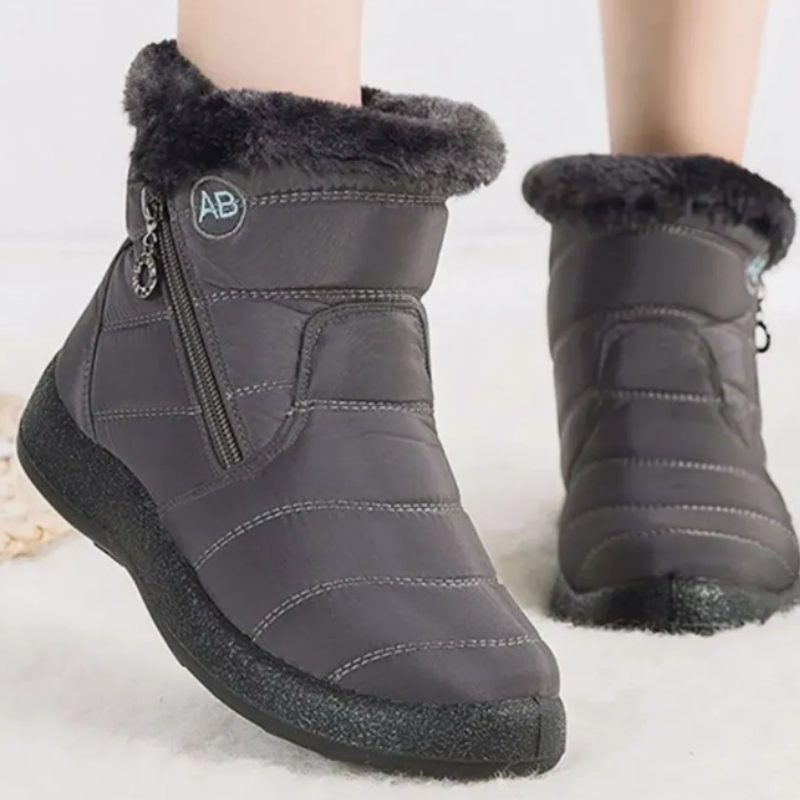 Bottines fourrées femme chaleur hivernal-élise