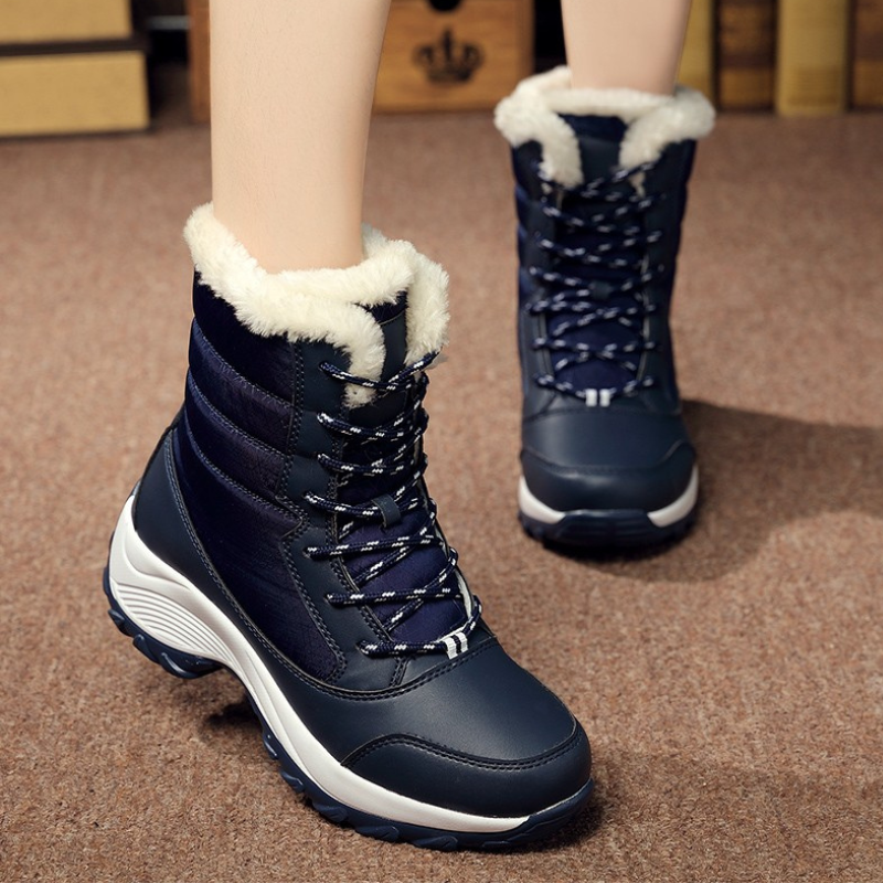 Bottines femme neige légères plate-forme - Sara