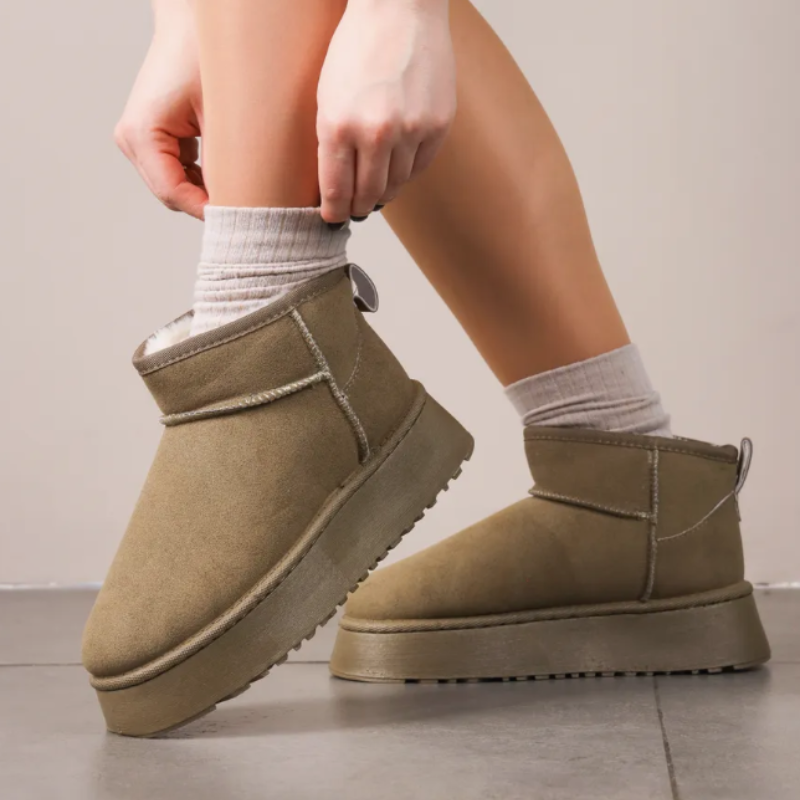 Bottines fourrées femme douceur intérieur - Elisa