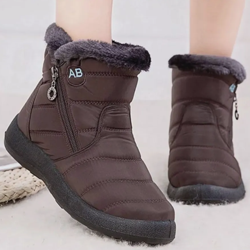 Bottines fourrées femme chaleur hivernal-élise