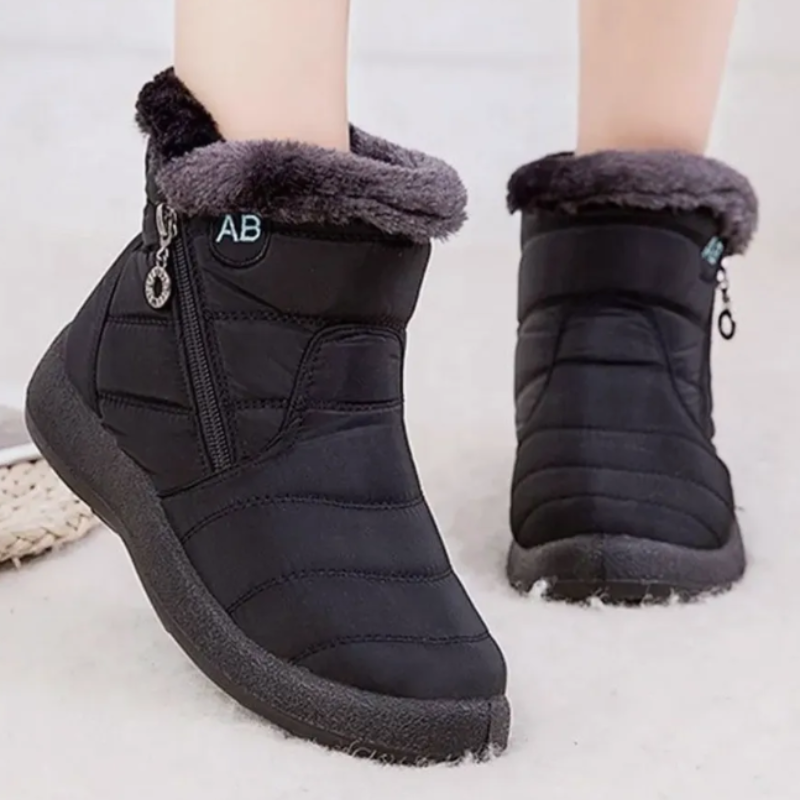 Bottines fourrées femme chaleur hivernal-élise