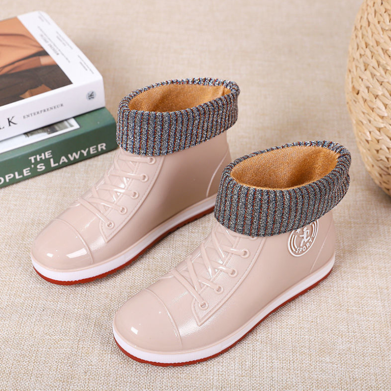 Bottines femme pluie peluche doublées-Mina