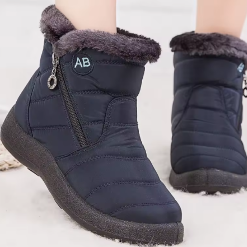 Bottines fourrées femme chaleur hivernal-élise