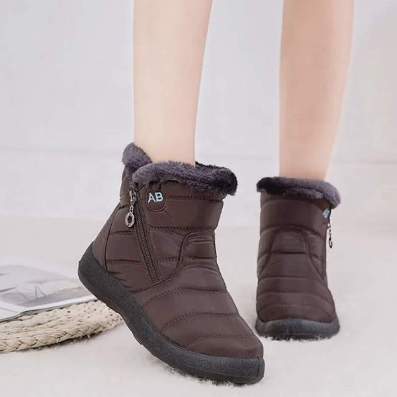Bottines fourrées femme chaleur hivernal-élise