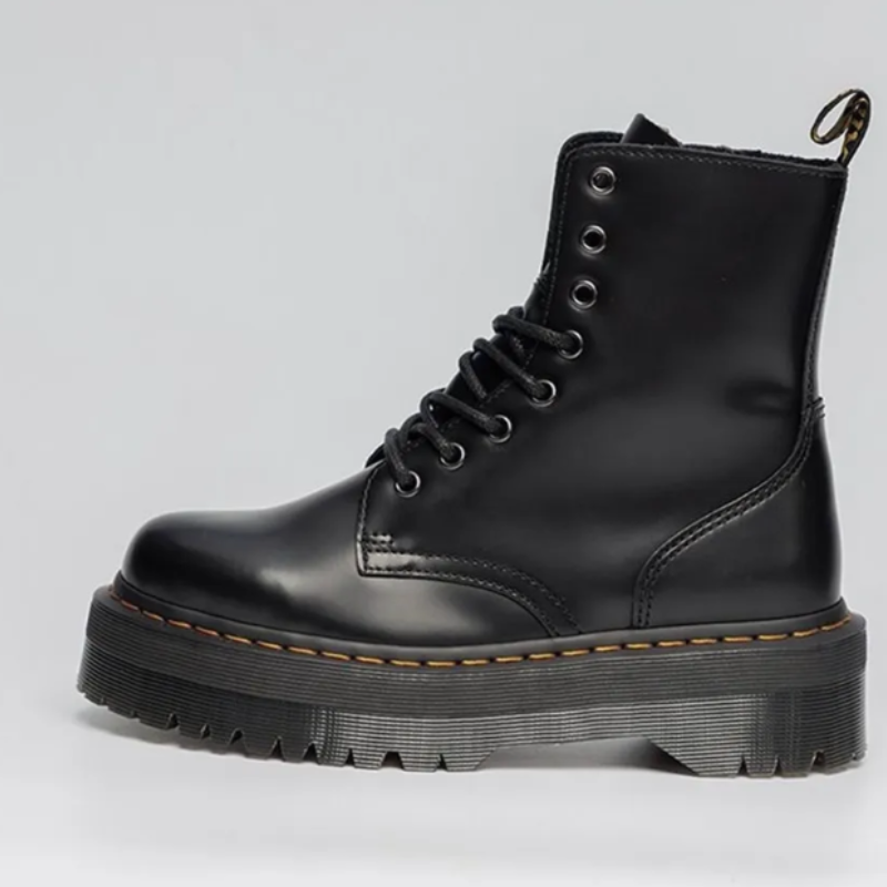 Bottines en noir cuir femme élégance-Mina