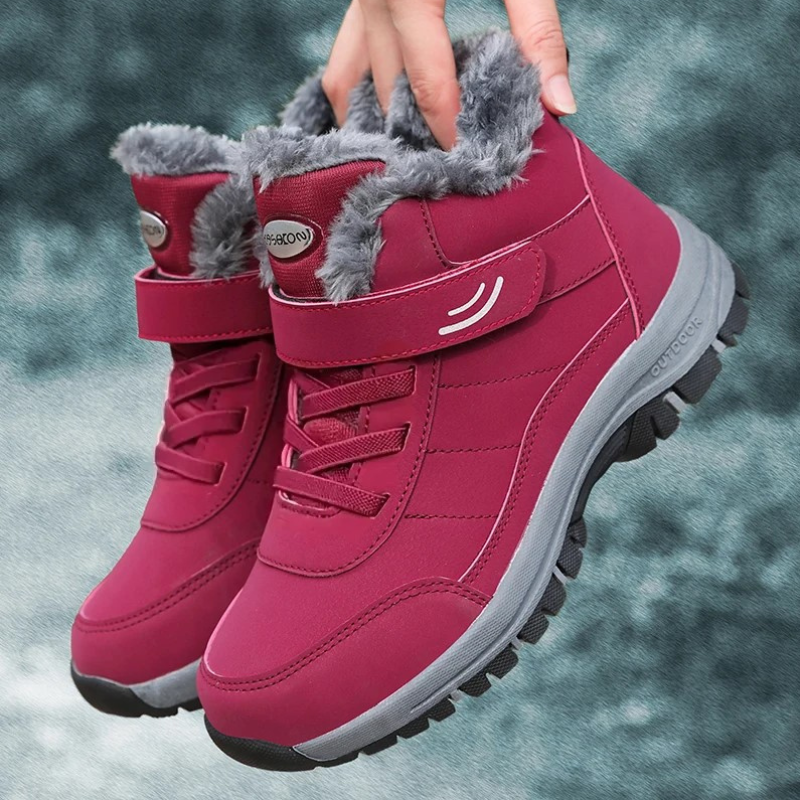 Bottines femme neige respirabilité chaude-Lia