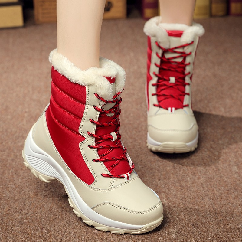 Bottines femme neige légères plate-forme - Sara