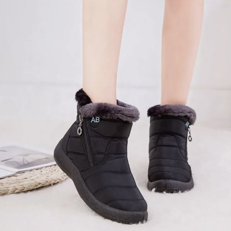 Bottines fourrées femme chaleur hivernal-élise