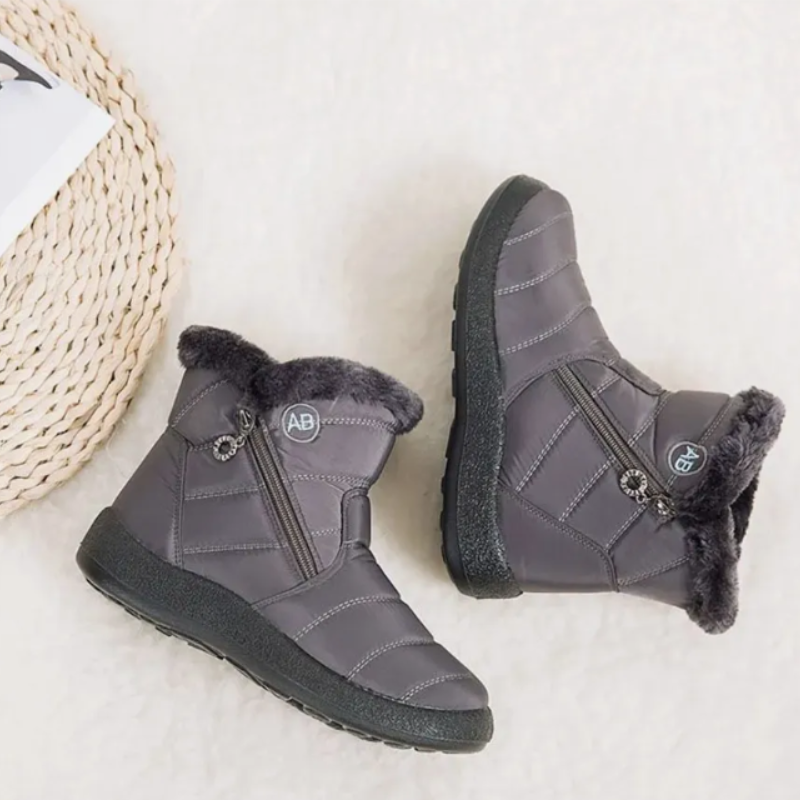 Bottines fourrées femme chaleur hivernal-élise