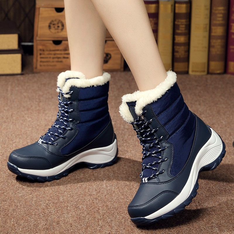 Bottines femme neige légères plate-forme - Sara