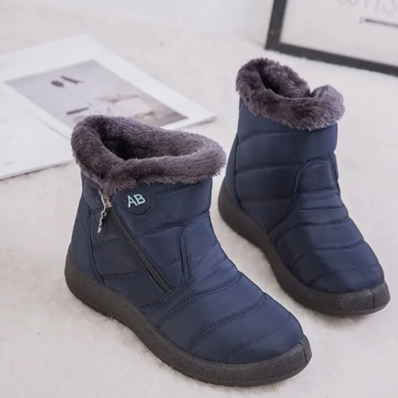 Bottines fourrées femme chaleur hivernal-élise