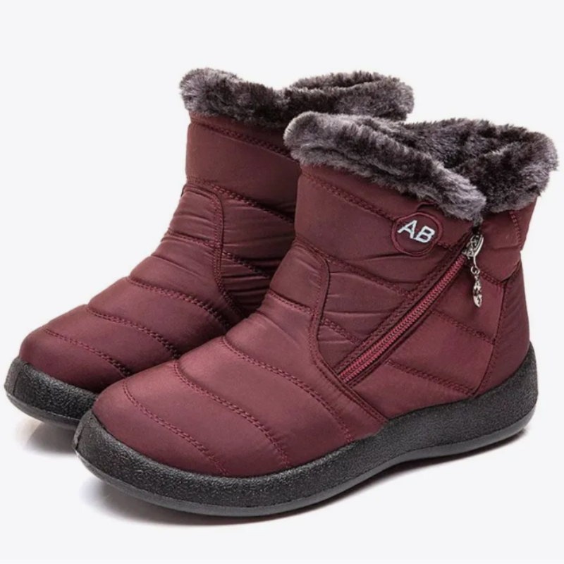 Bottines fourrées femme chaleur hivernal-élise