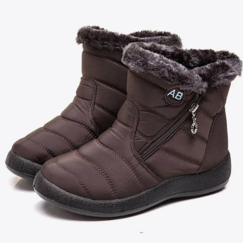 Bottines fourrées femme chaleur hivernal-élise