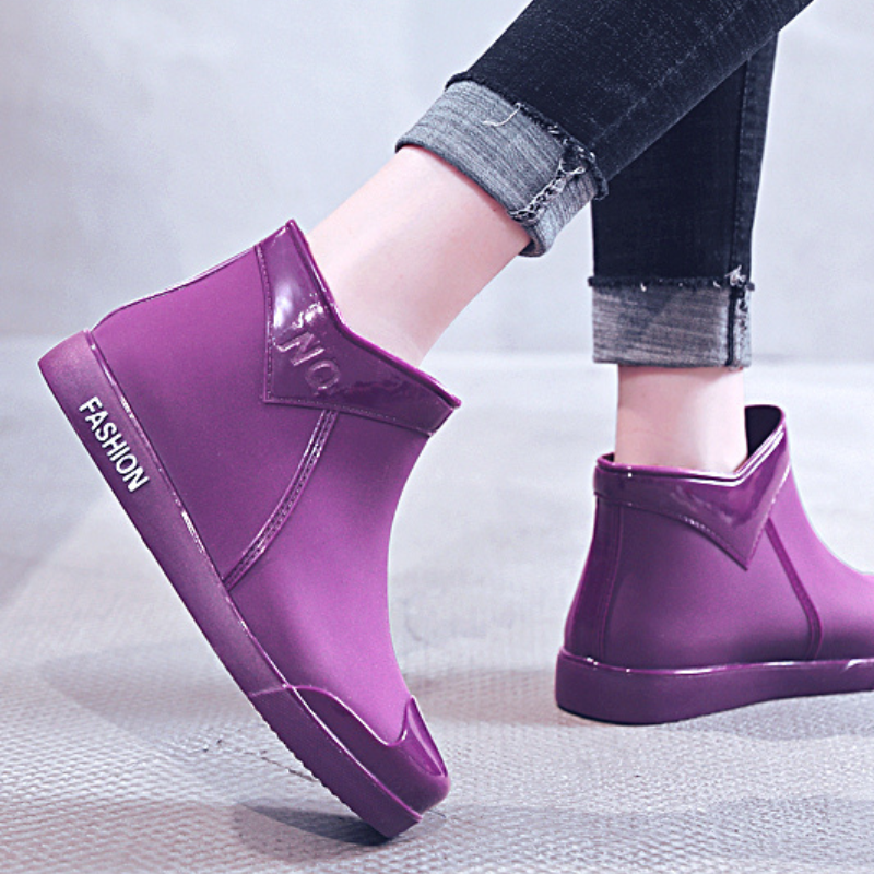 Bottines femme pluie caoutchouc antidérapantes -Ciana