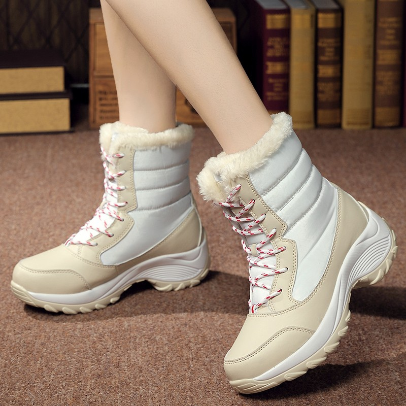 Bottines femme neige légères plate-forme - Sara