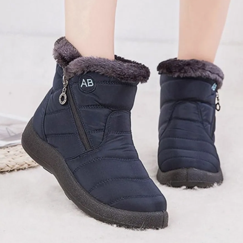Bottines chaude pour femme confortable-Justine
