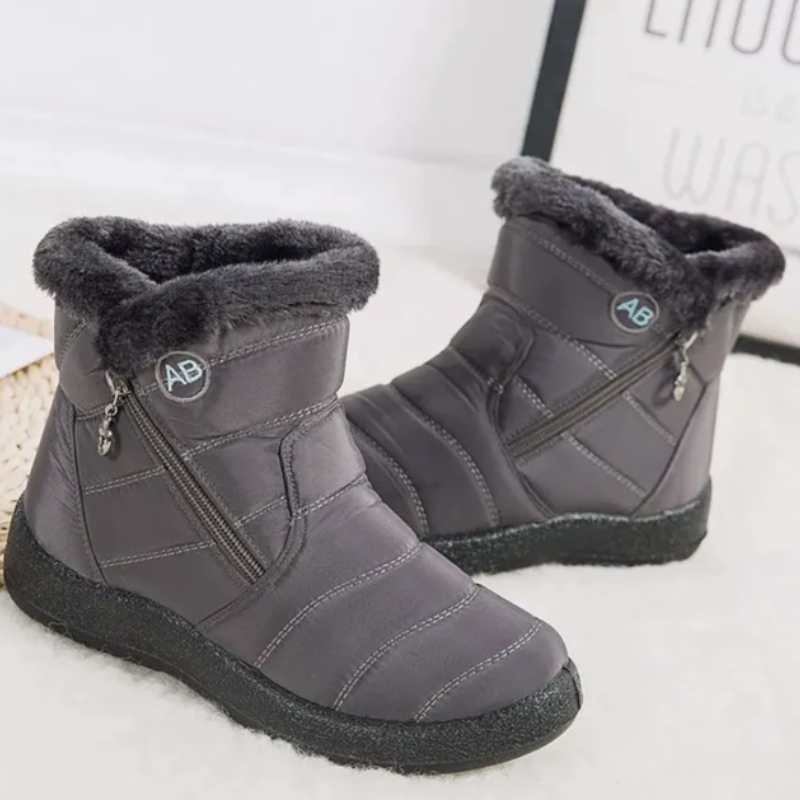 Bottines fourrées femme chaleur hivernal-élise