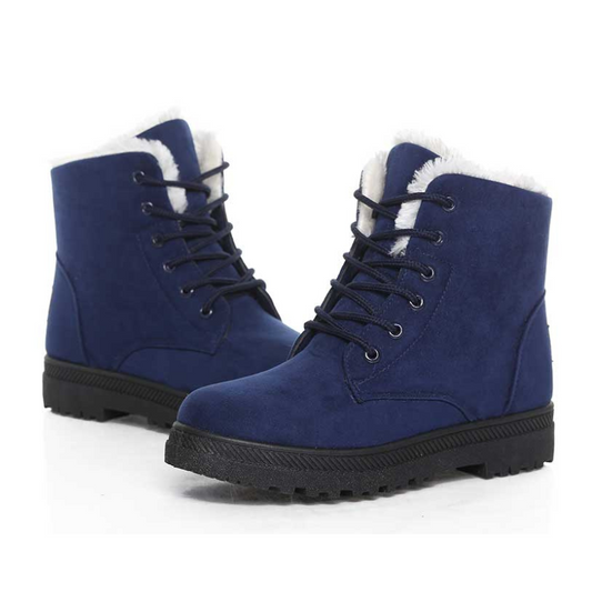 Bottines femme neige  fourrure chaussures d'hiver-Romina