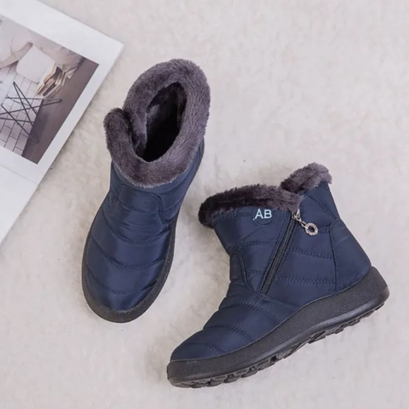 Bottines fourrées femme chaleur hivernal-élise