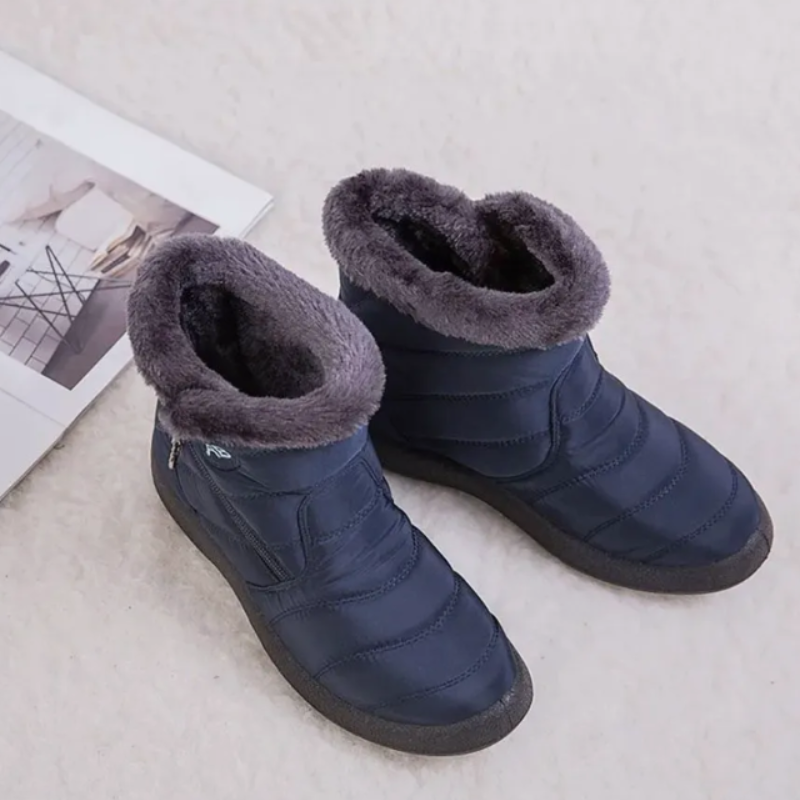 Bottines fourrées femme chaleur hivernal-élise