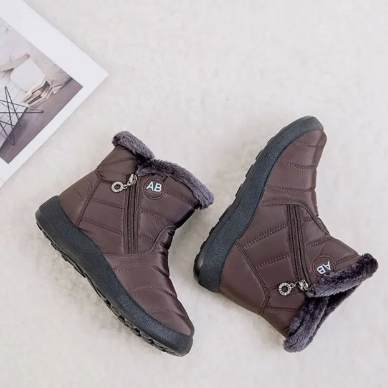 Bottines fourrées femme chaleur hivernal-élise