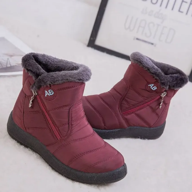 Bottines fourrées femme chaleur hivernal-élise