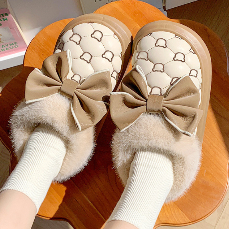 Bottines femme neige moelleuses et confortables-Lara