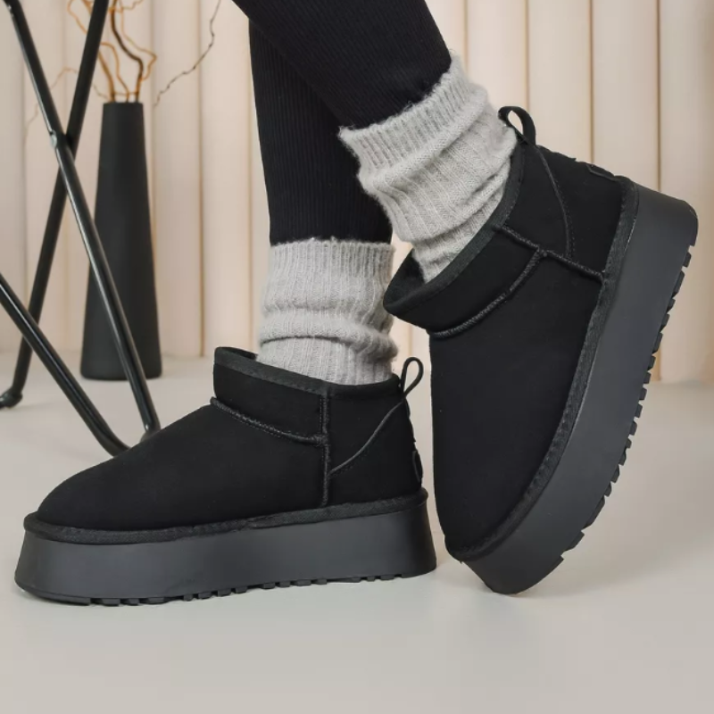 Bottines fourrées femme douceur intérieur - Elisa