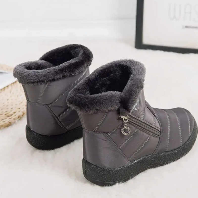 Bottines fourrées femme chaleur hivernal-élise
