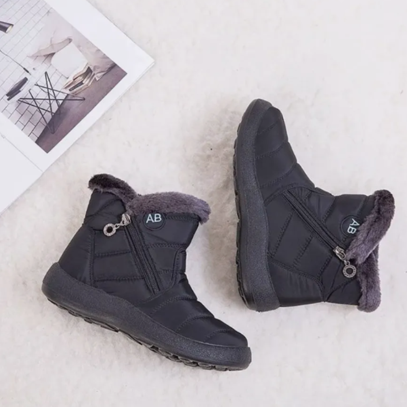 Bottines fourrées femme chaleur hivernal-élise