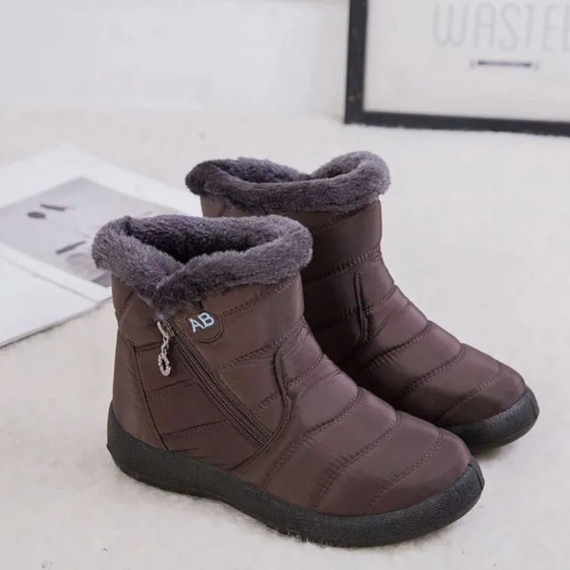 Bottines fourrées femme chaleur hivernal-élise