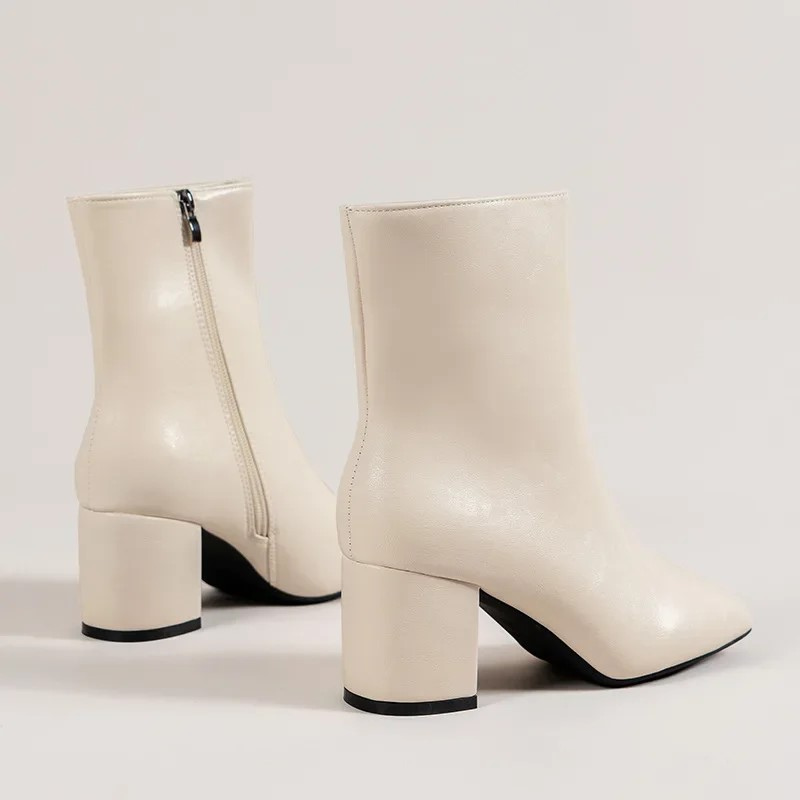 Bottines pointue femme mode élégante-Leila
