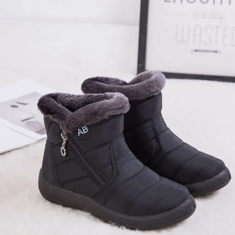 Bottines fourrées femme chaleur hivernal-élise