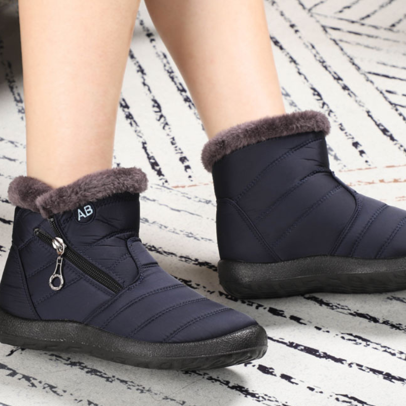 Bottines chaude pour femme confortable-Justine