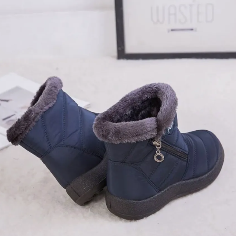 Bottines fourrées femme chaleur hivernal-élise