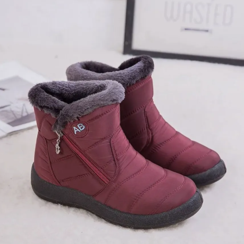 Bottines fourrées femme chaleur hivernal-élise