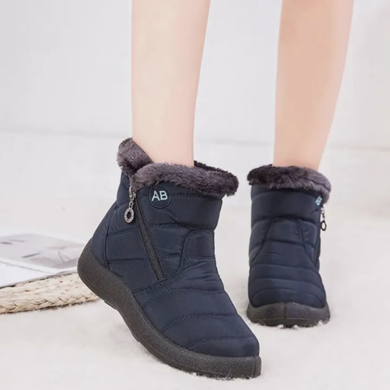 Bottines fourrées femme chaleur hivernal-élise