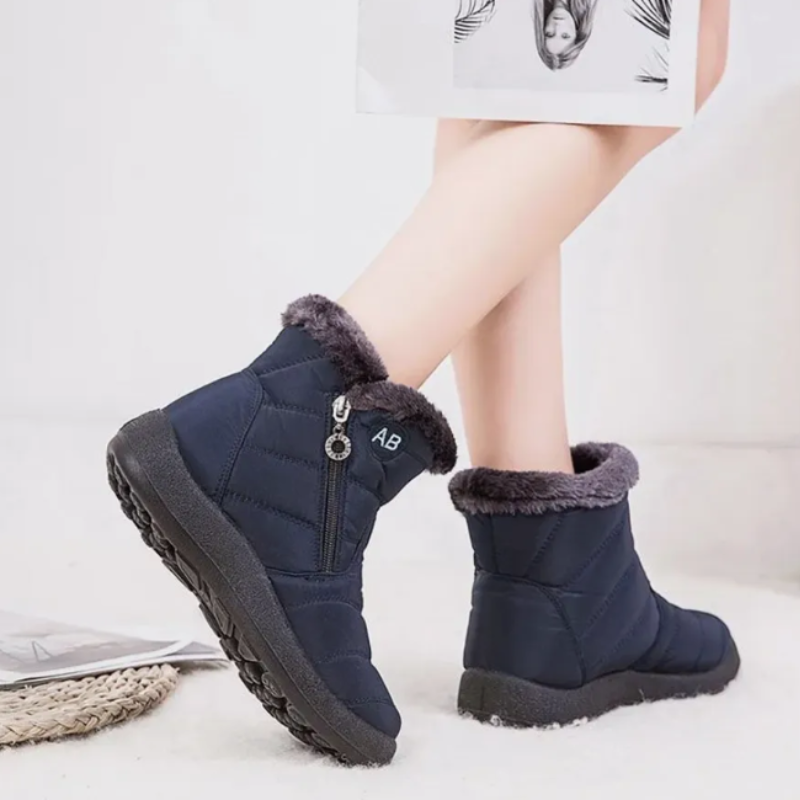 Bottines fourrées femme chaleur hivernal-élise
