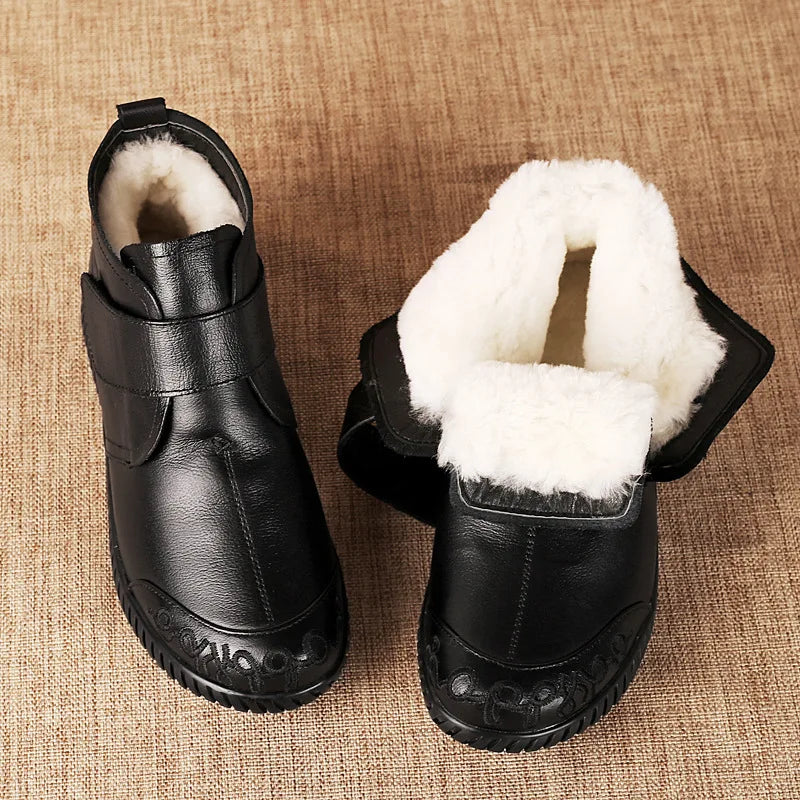Bottines chaude pour femme hiver antidérapantes-Chloé