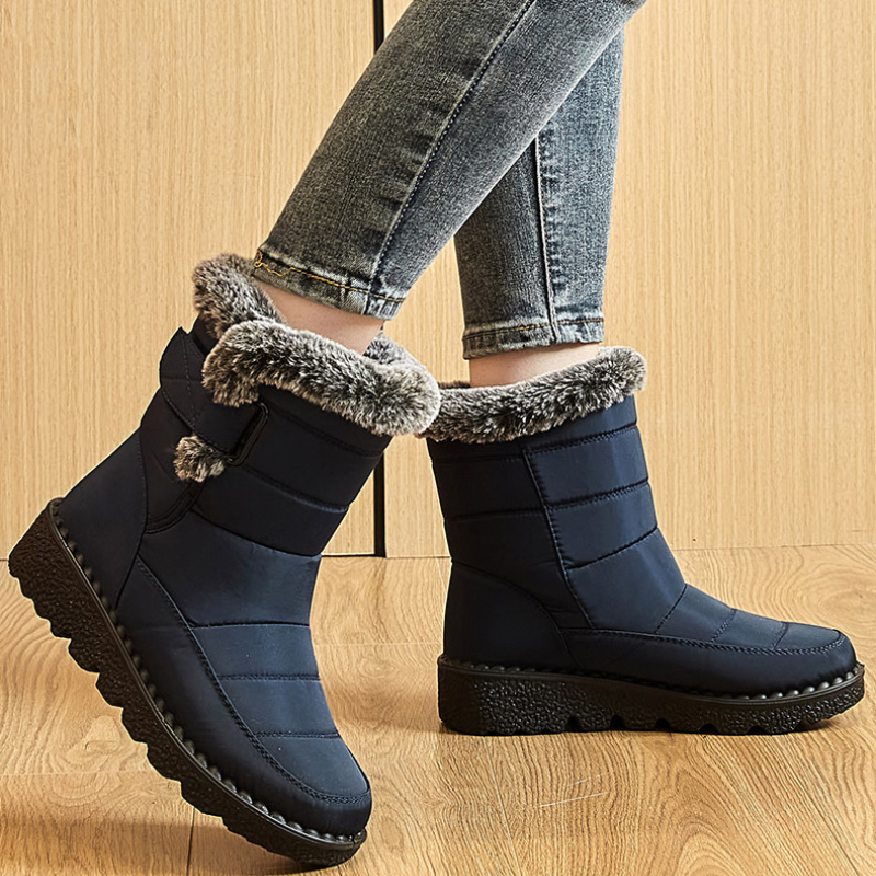 Bottines fourrées femme imperméable fourrure-Sophie
