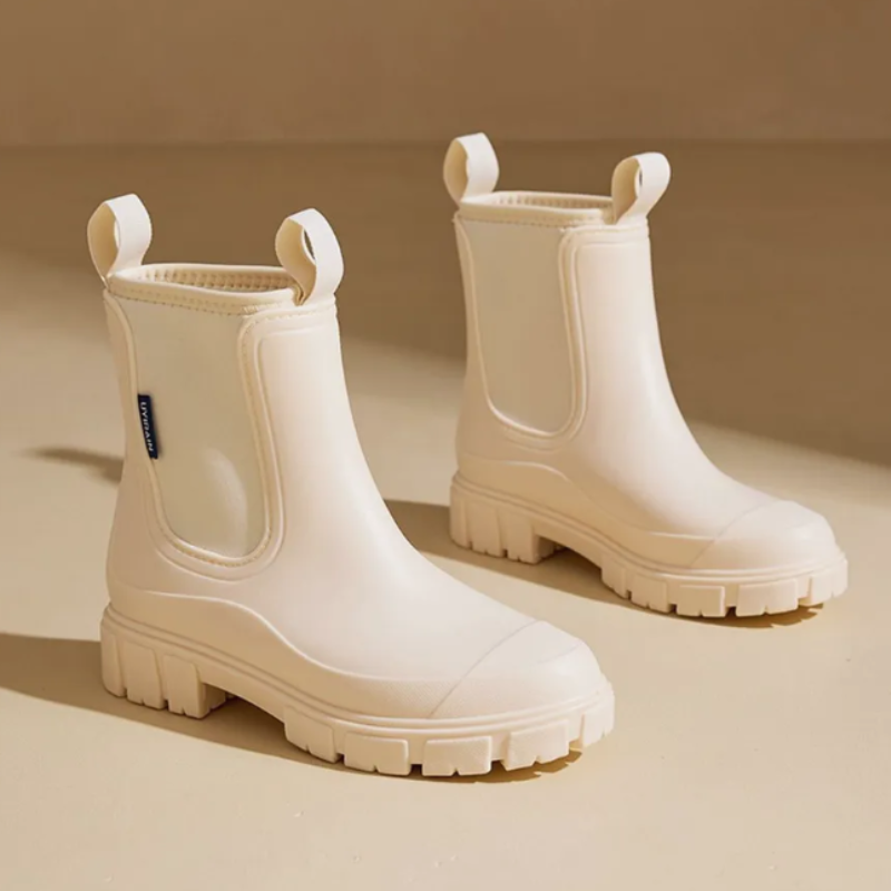 Bottines femme pluie semelle épaisse mode -Claudia