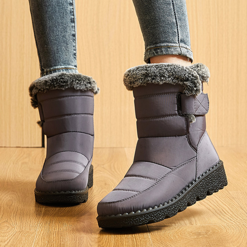 Bottines fourrées femme imperméable fourrure-Sophie
