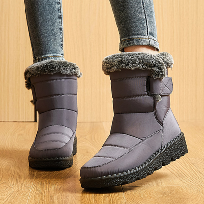 Bottines fourrées femme imperméable fourrure-Sophie